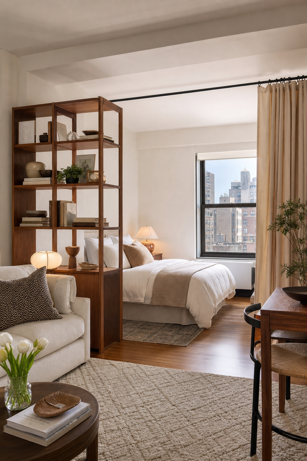 Make A Studio Bed Feel Separate