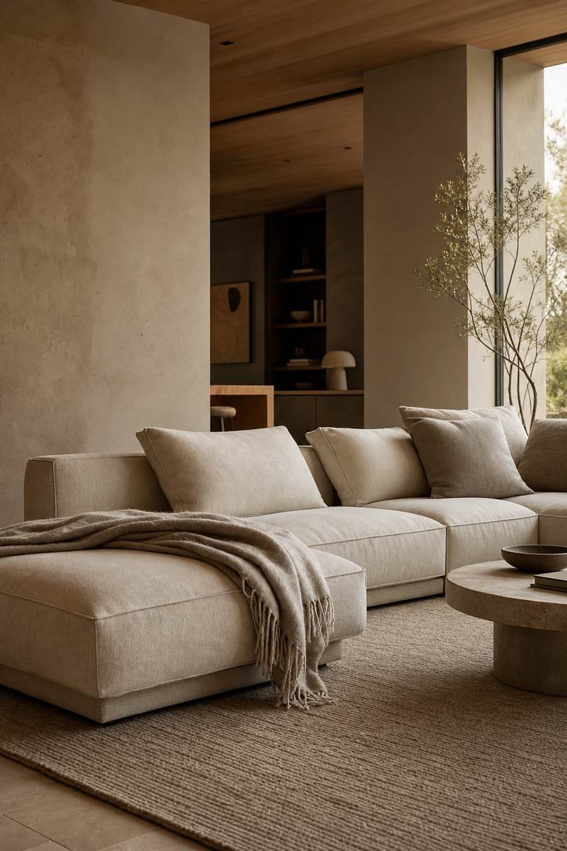 Try A Chaise For Reading for L Shaped Sofa Designs To Anchor A Stylish Living Room
