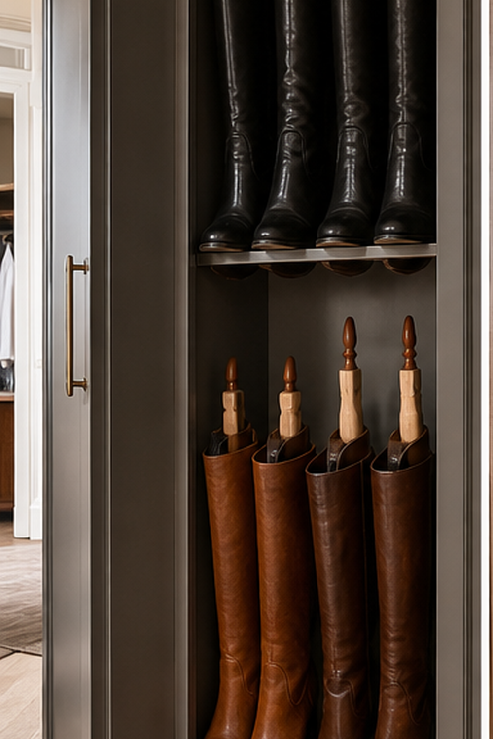 Boot Bay Height for wardrobe measurement ideas