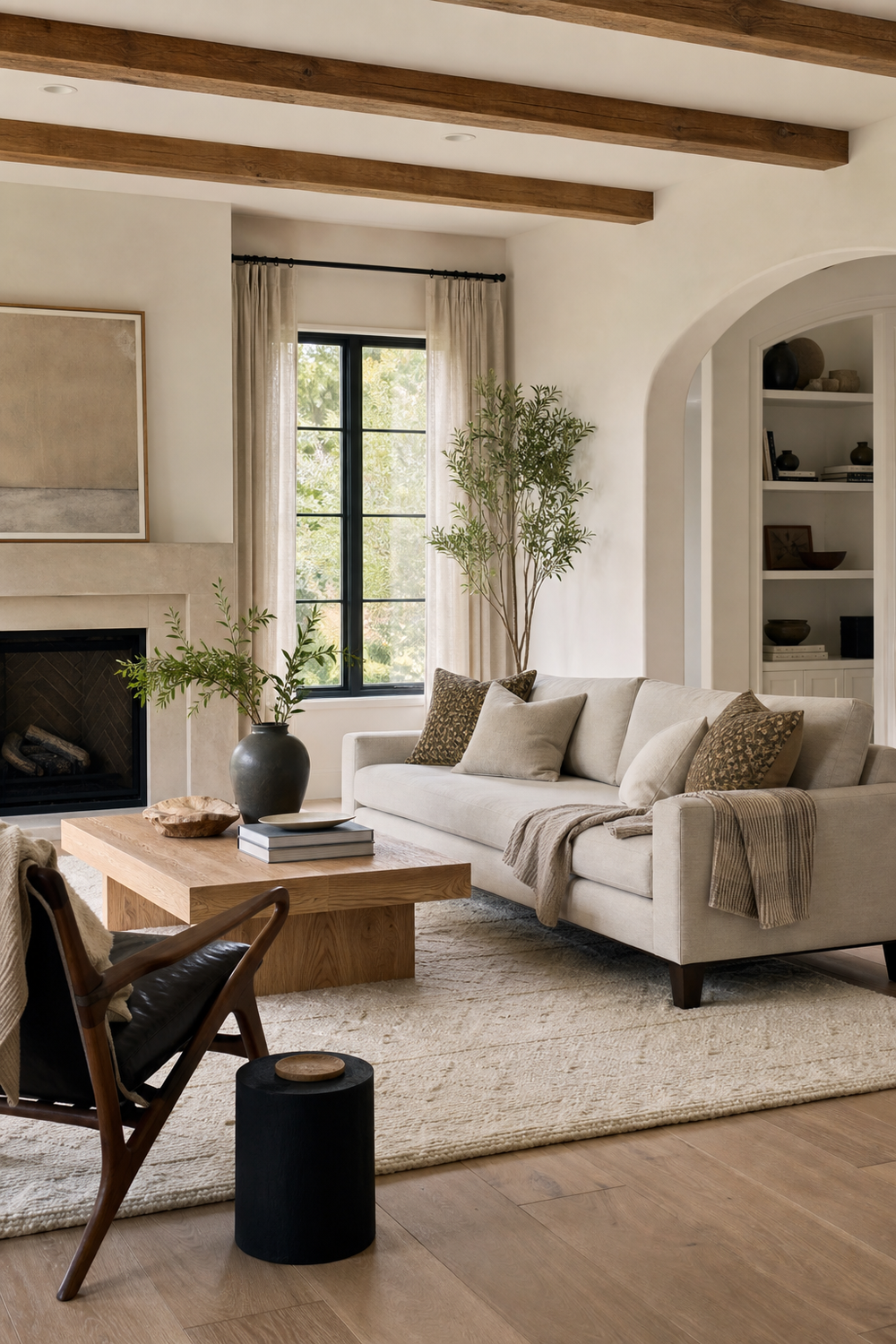 Keep The Rug Generous for Trendy Sofas Ideas To Anchor A Stylish Living Room