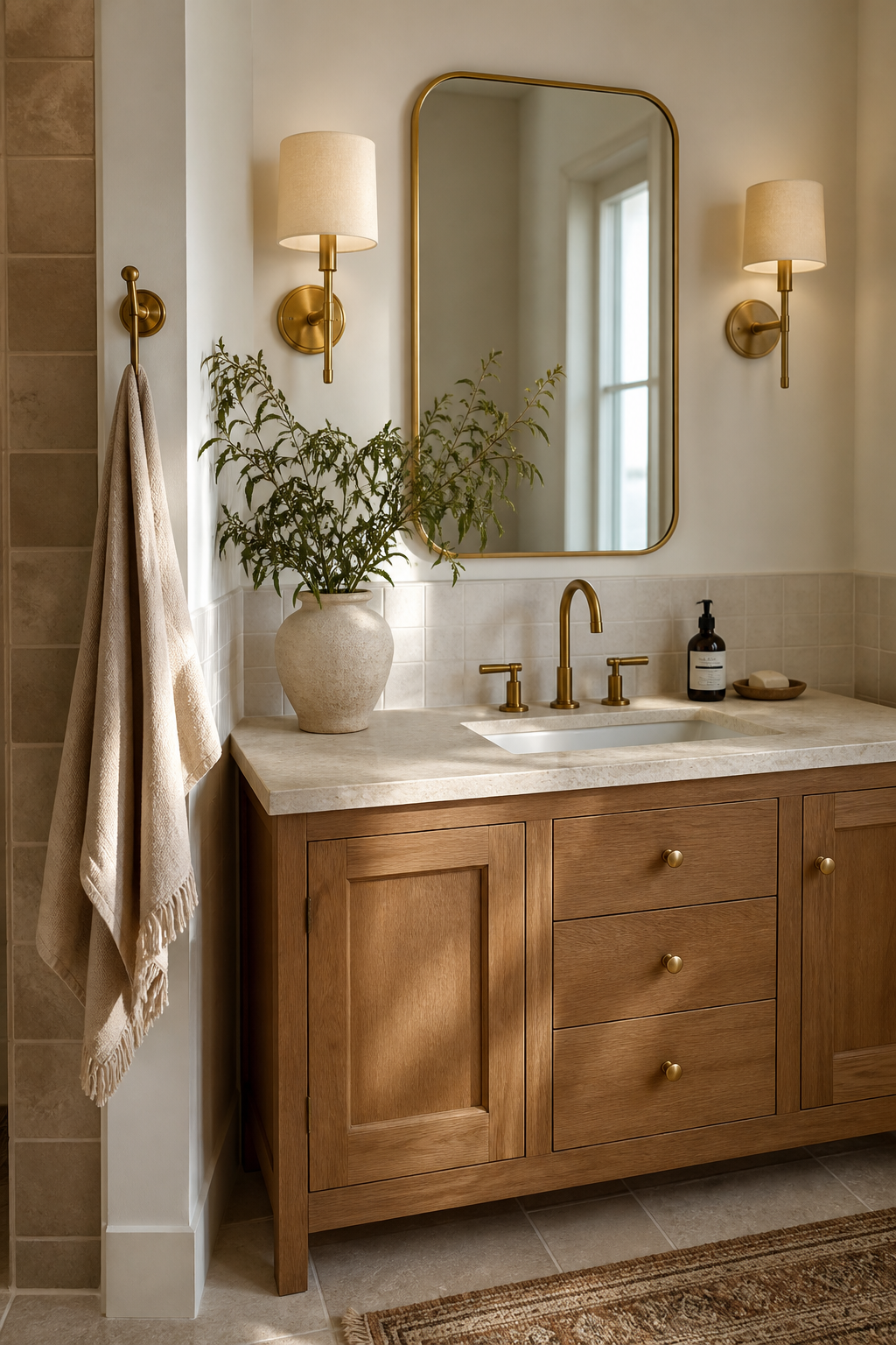 Use Brass For Gentle Warmth