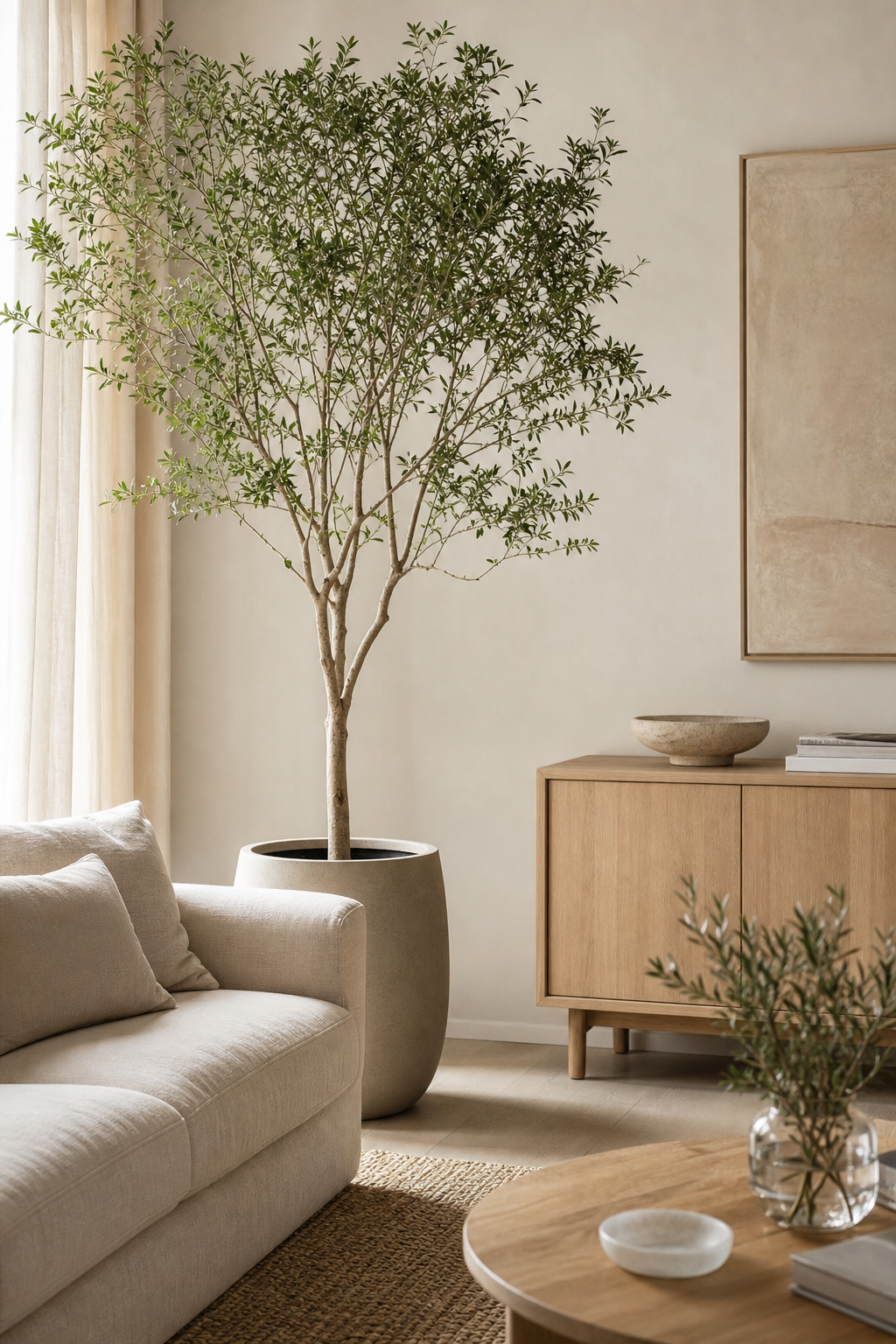 Add Greenery With Sculptural Shape