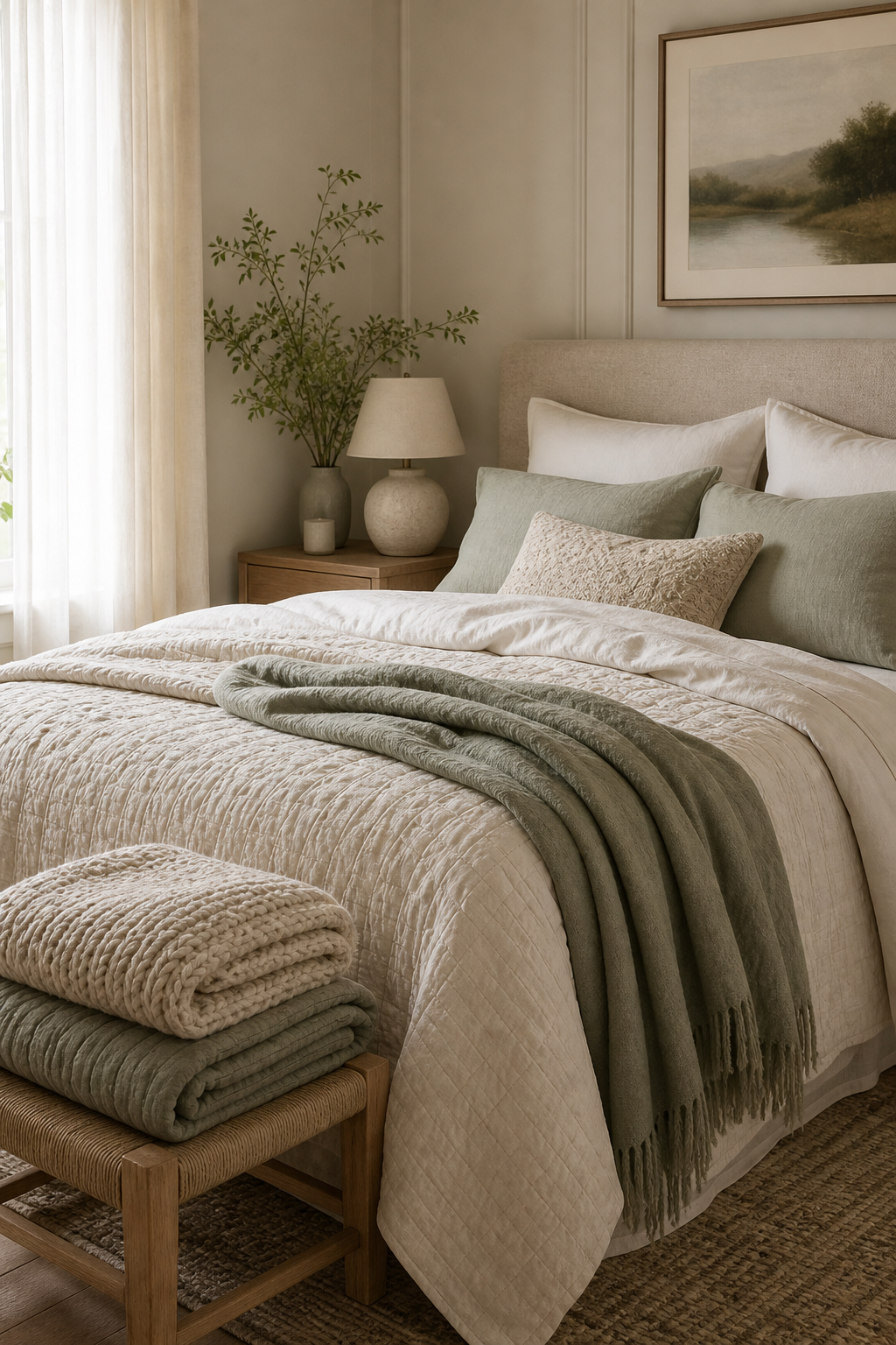 Add Seasonal Bedding Layers