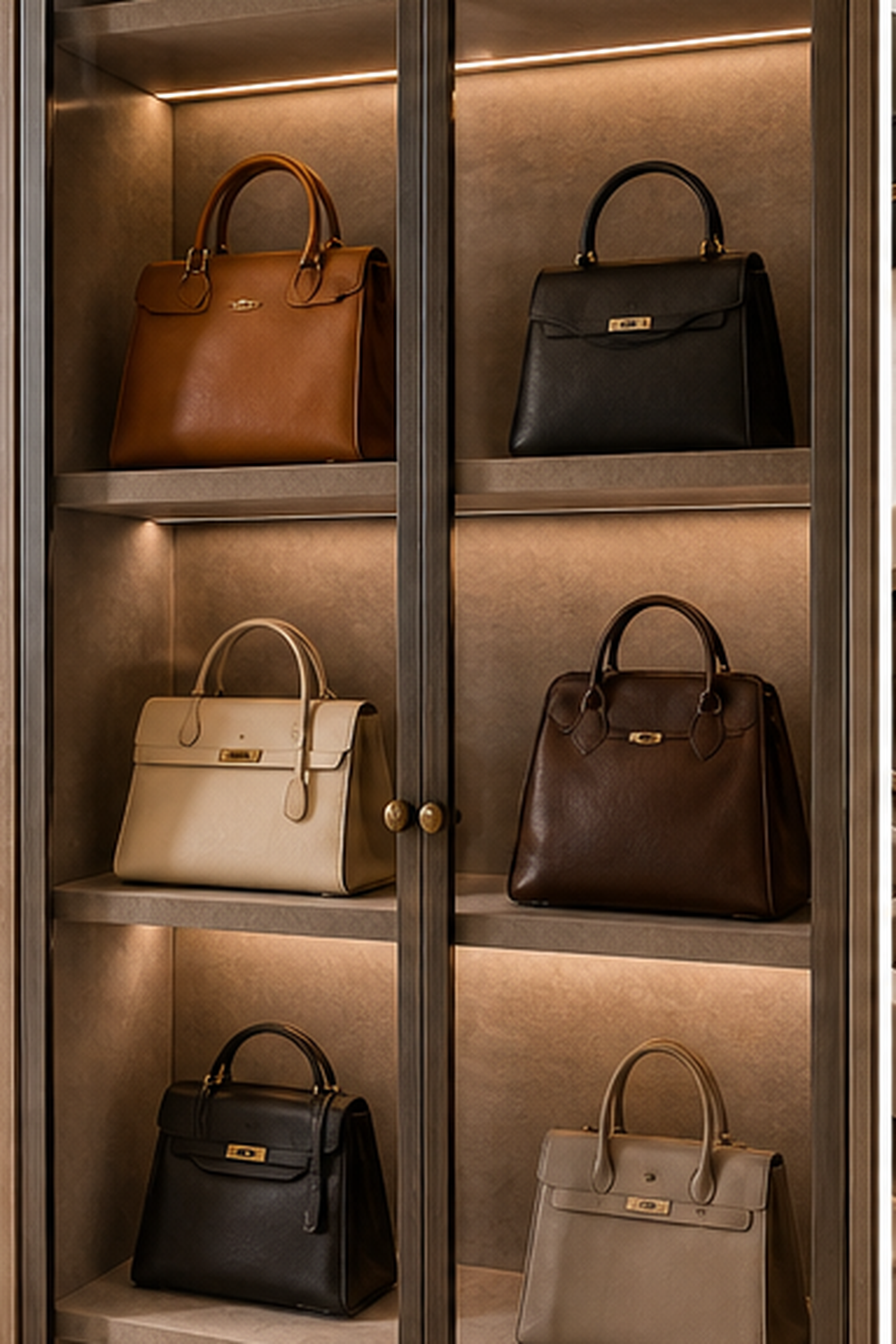 Handbag Cubbies for wardrobe measurement ideas