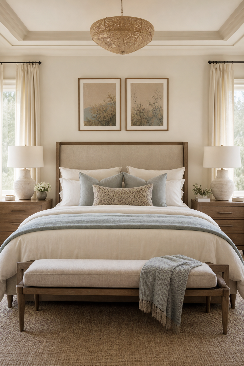 Try Symmetry For A Restful Layout for Chill Room Aesthetic To Inspire Your Next Home Refresh