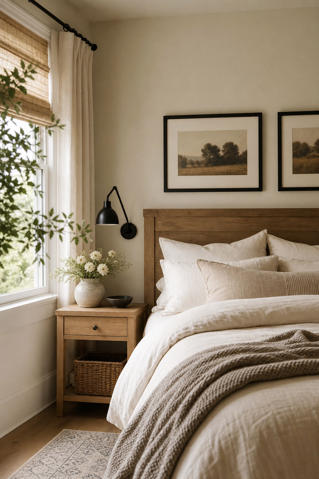 Soft black accents for definition
