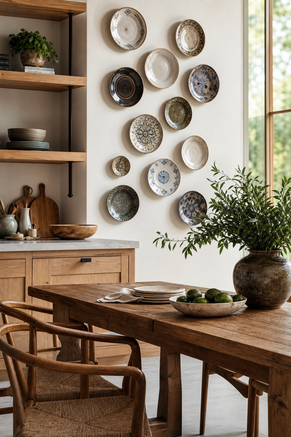 Style A Wall With Plates for aesthetic wall decor