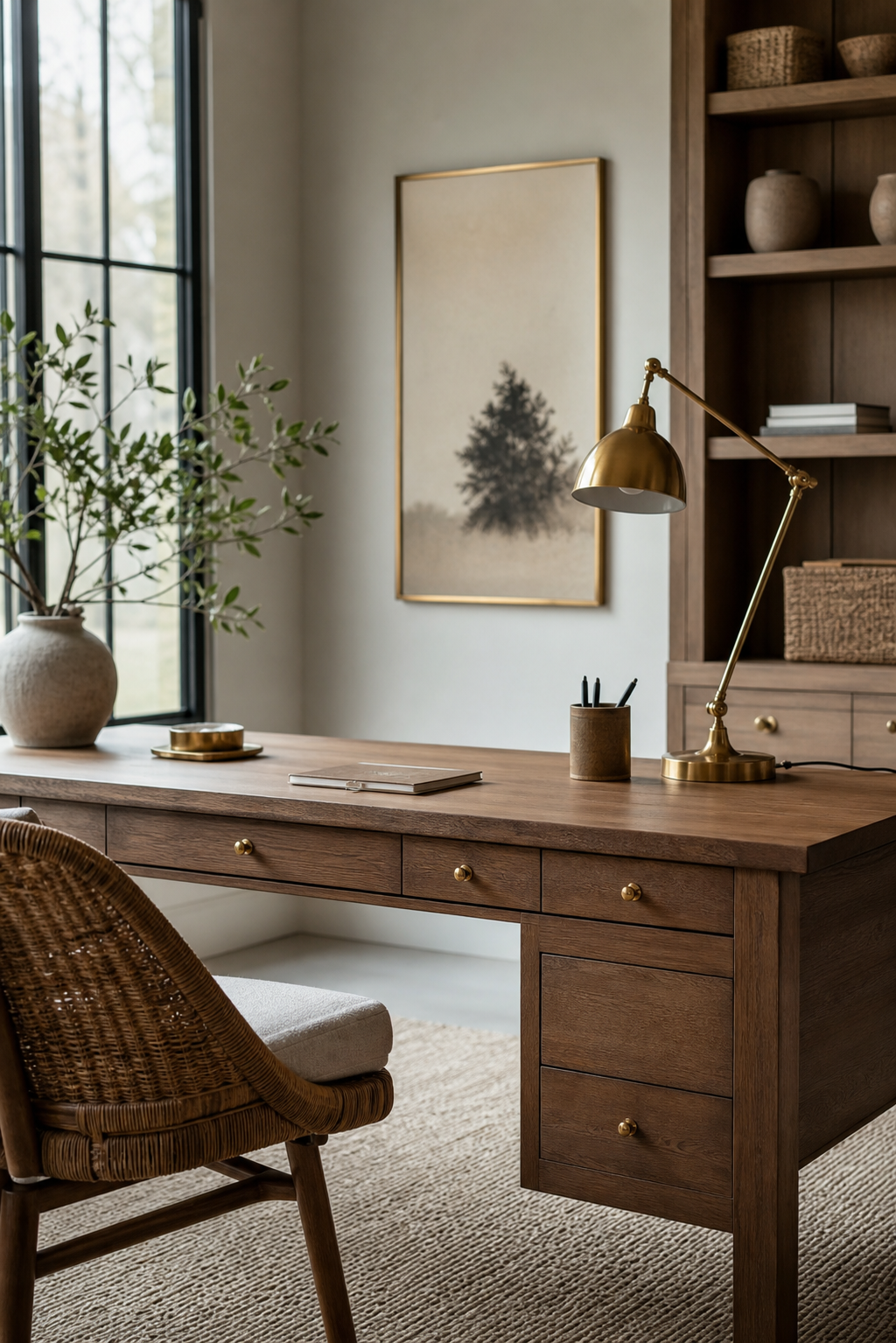 Use A Warm Metal Finish Sparingly
