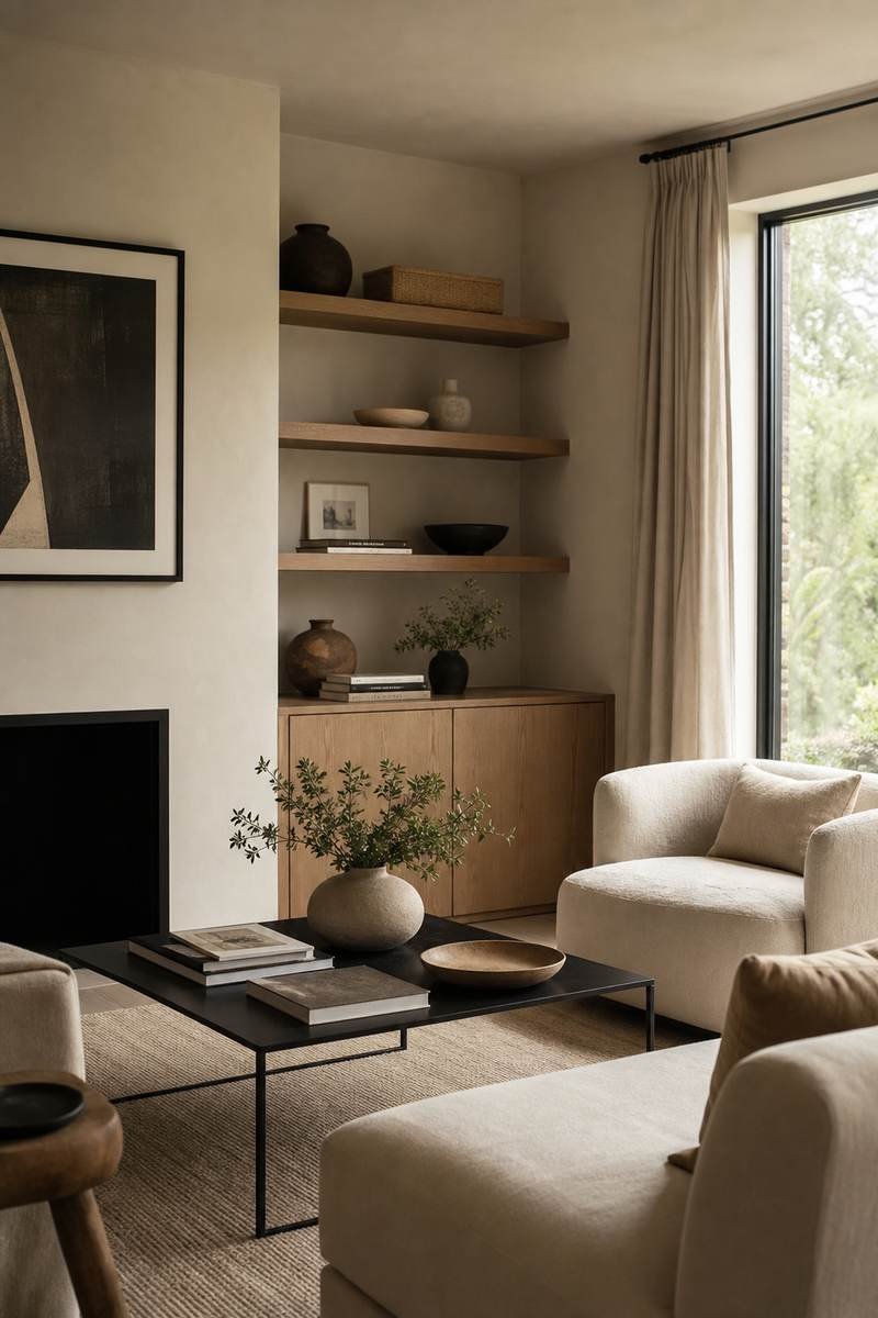 Let One Accent Chair Break The Match for L Shaped Sofa Designs To Anchor A Stylish Living Room