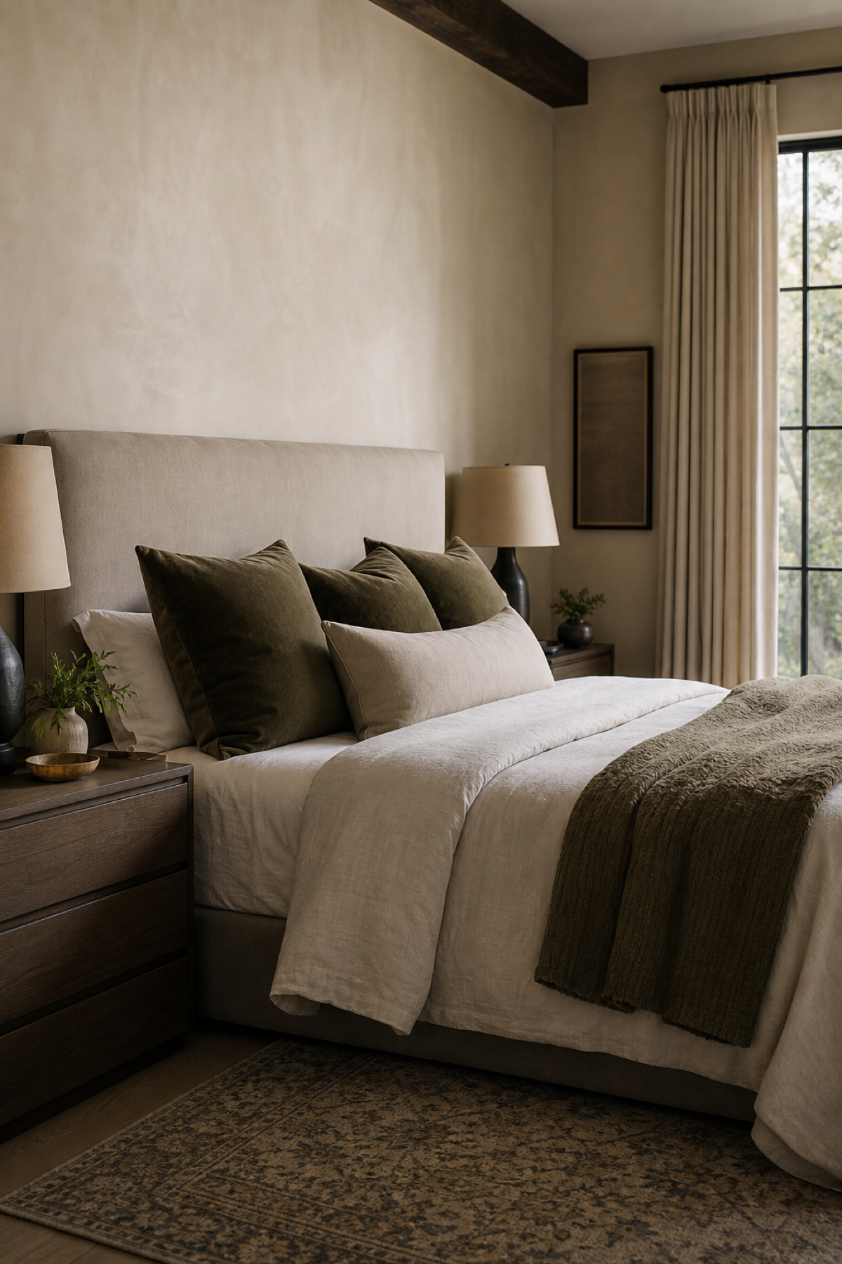 Use Moody Color In Small Doses for Bedroom Inspirations For A Cozy Stylish Retreat