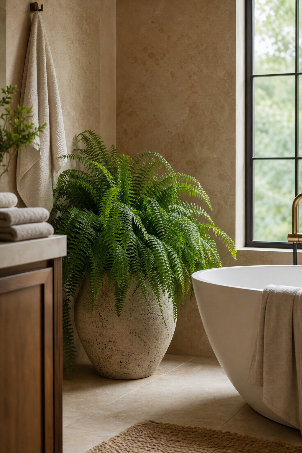 Add Greenery That Loves Humidity