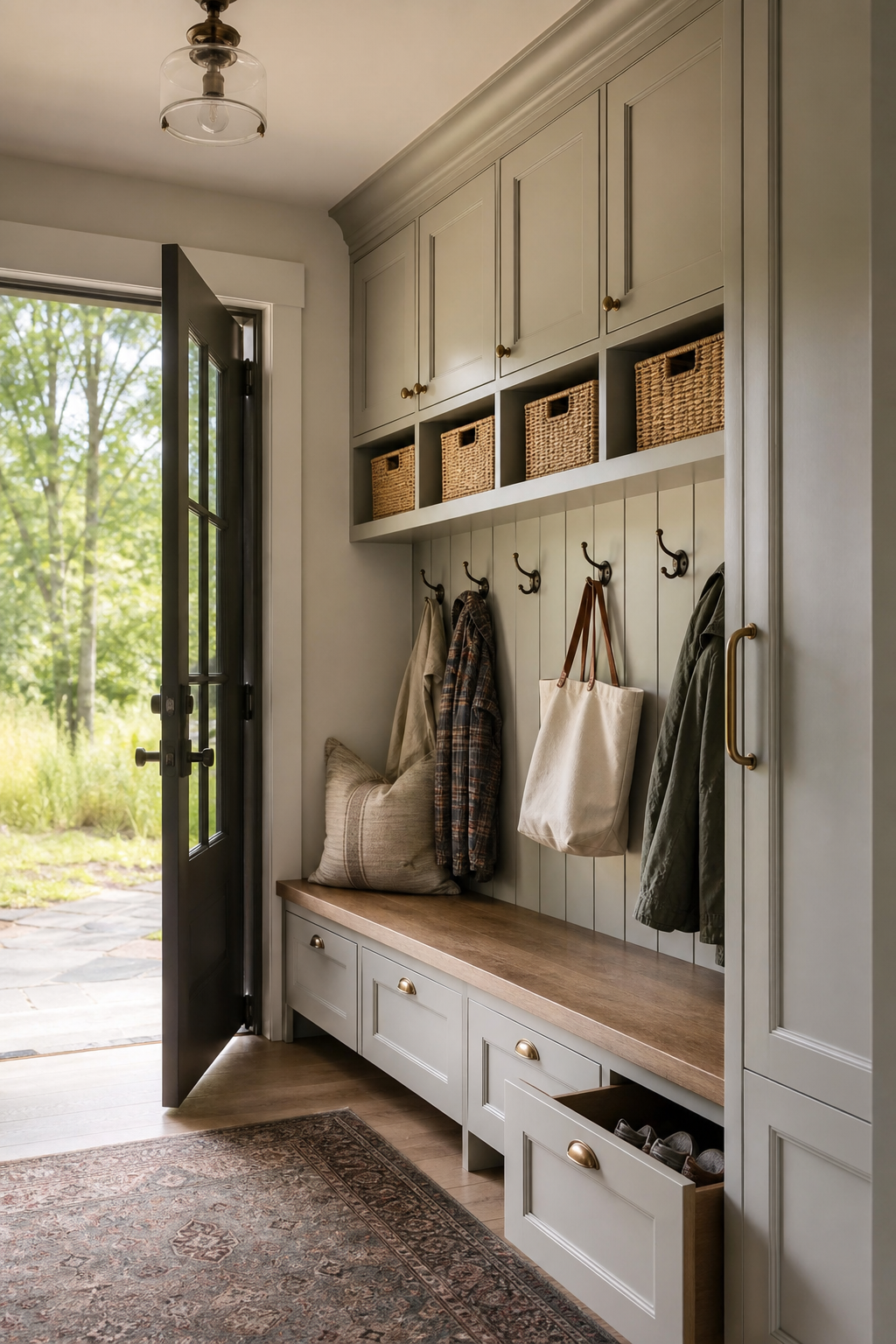 Add Overhead Cabinets For Seasonal Gear