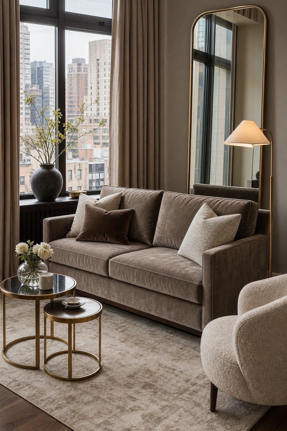 Apartment-Scale Luxe Sofa for premium sofa ideas