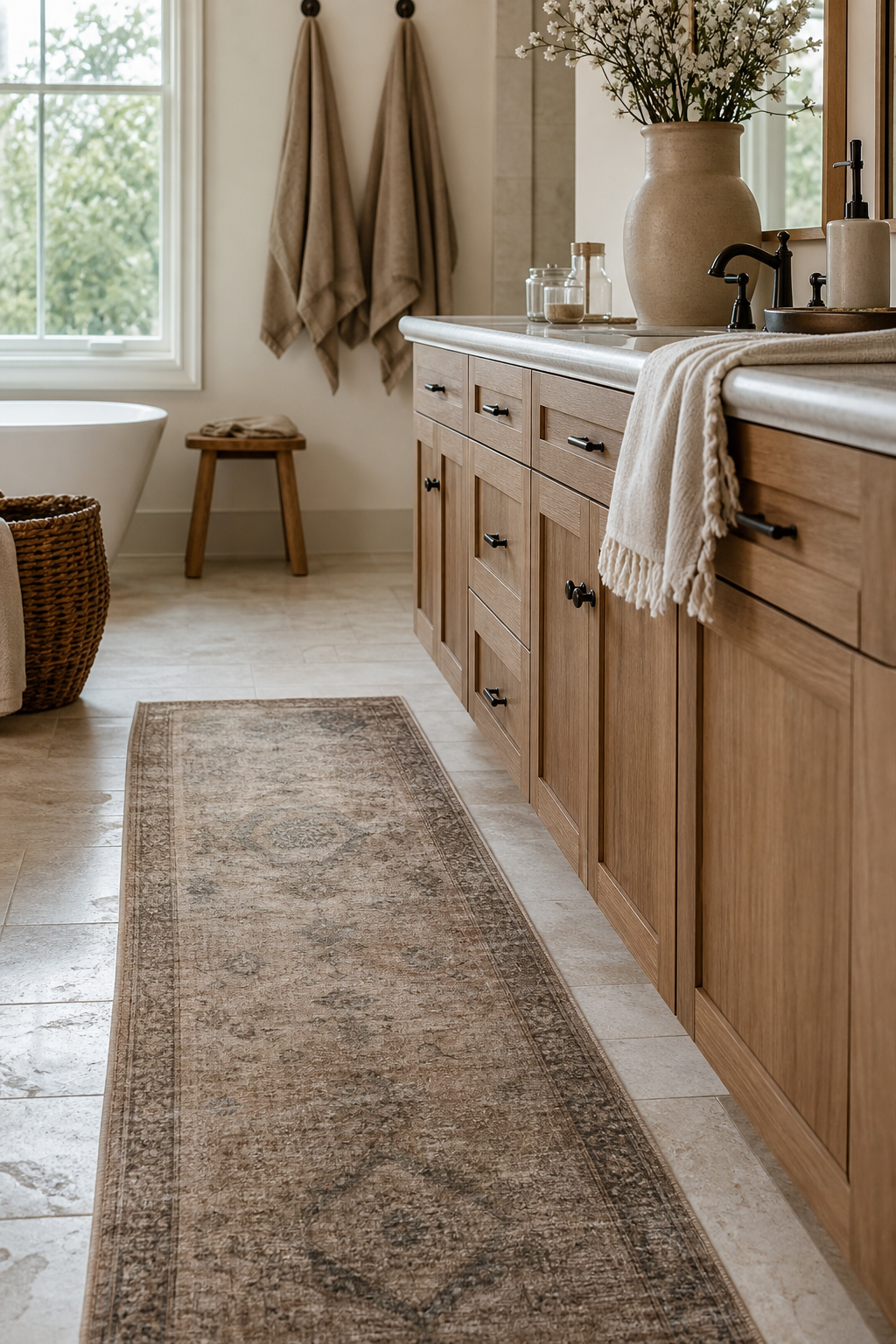 Use A Runner Rug For Softness