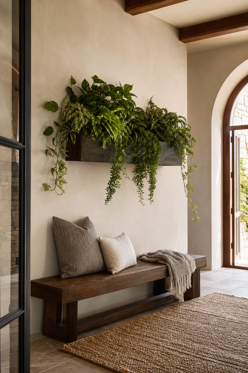 Let Greenery Climb The Wall for aesthetic wall decor