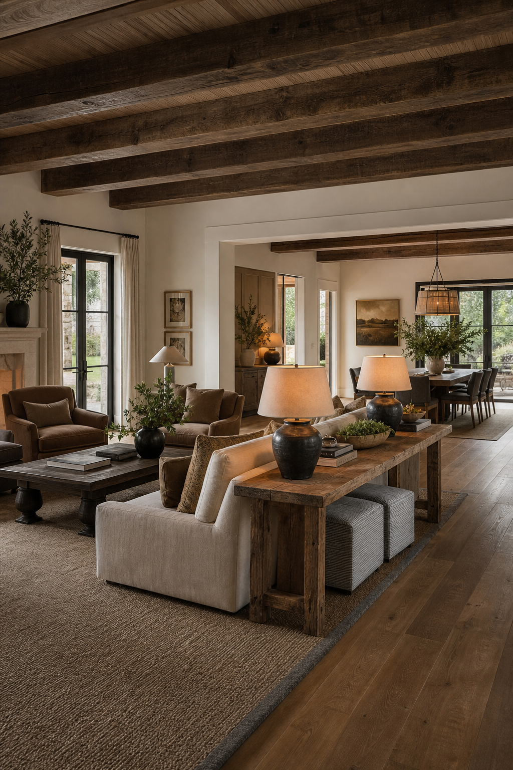 Keep The Layout Intimate In Open Plans
