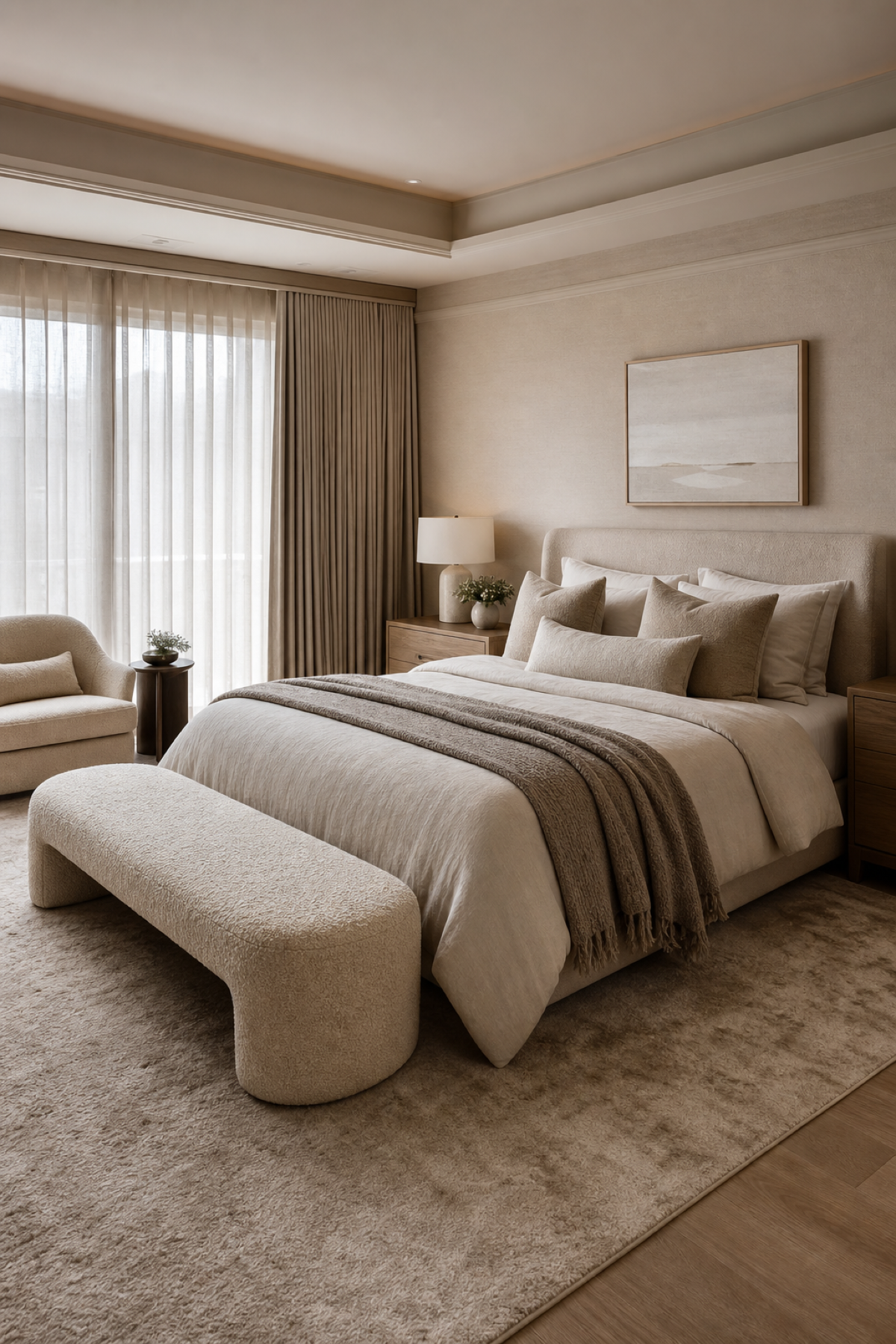 Keep The Palette Tonal But Not Flat for Bedroom Inspirations For A Cozy Stylish Retreat