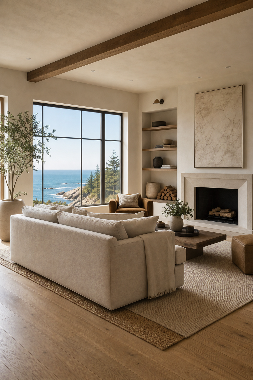 Make The Sofa Face The Best View for Single Sofa Ideas To Anchor A Stylish Living Room