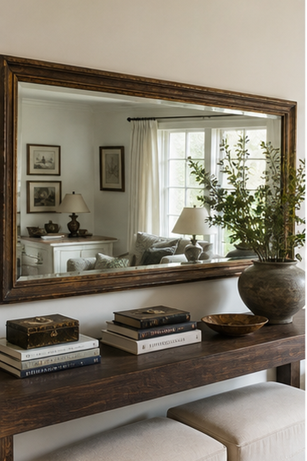 Low Horizontal Mirror for picture mirror ideas