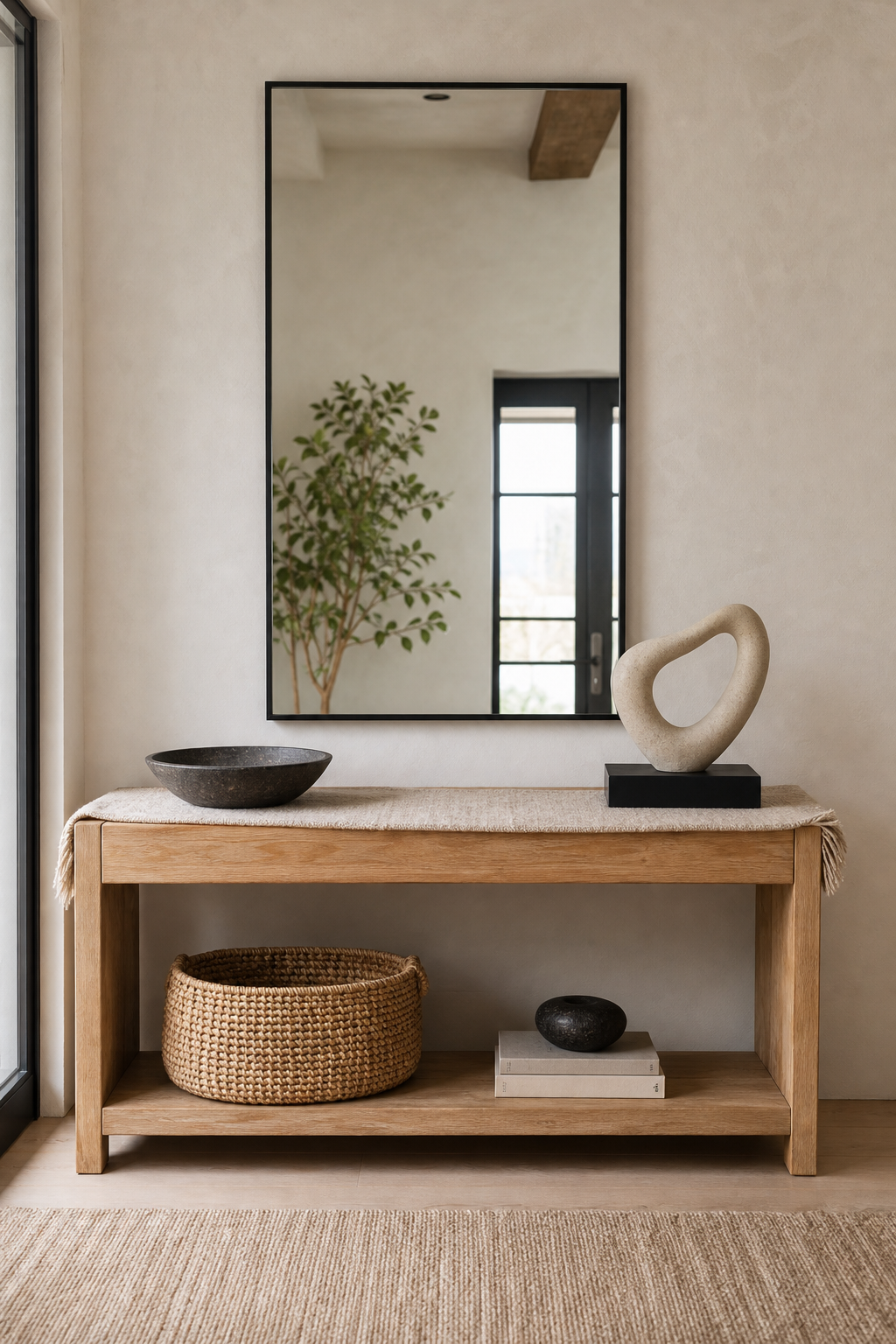 Choose A Thin Metal Frame for Mirror Design Wall Ideas That Brighten And Elevate Any Room