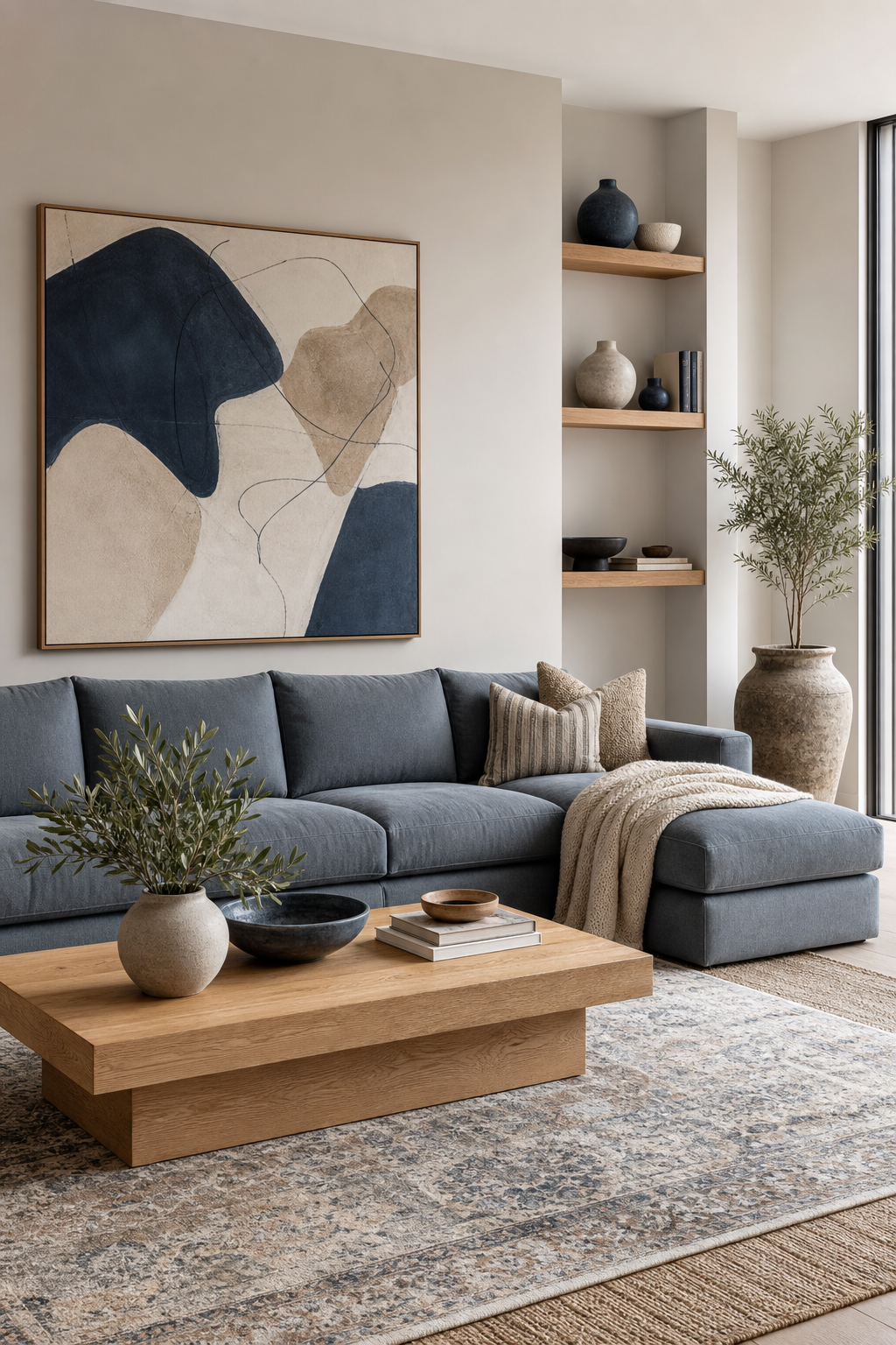 Repeat Sofa Color Elsewhere for Minimalist Sofa Ideas To Anchor A Stylish Living Room