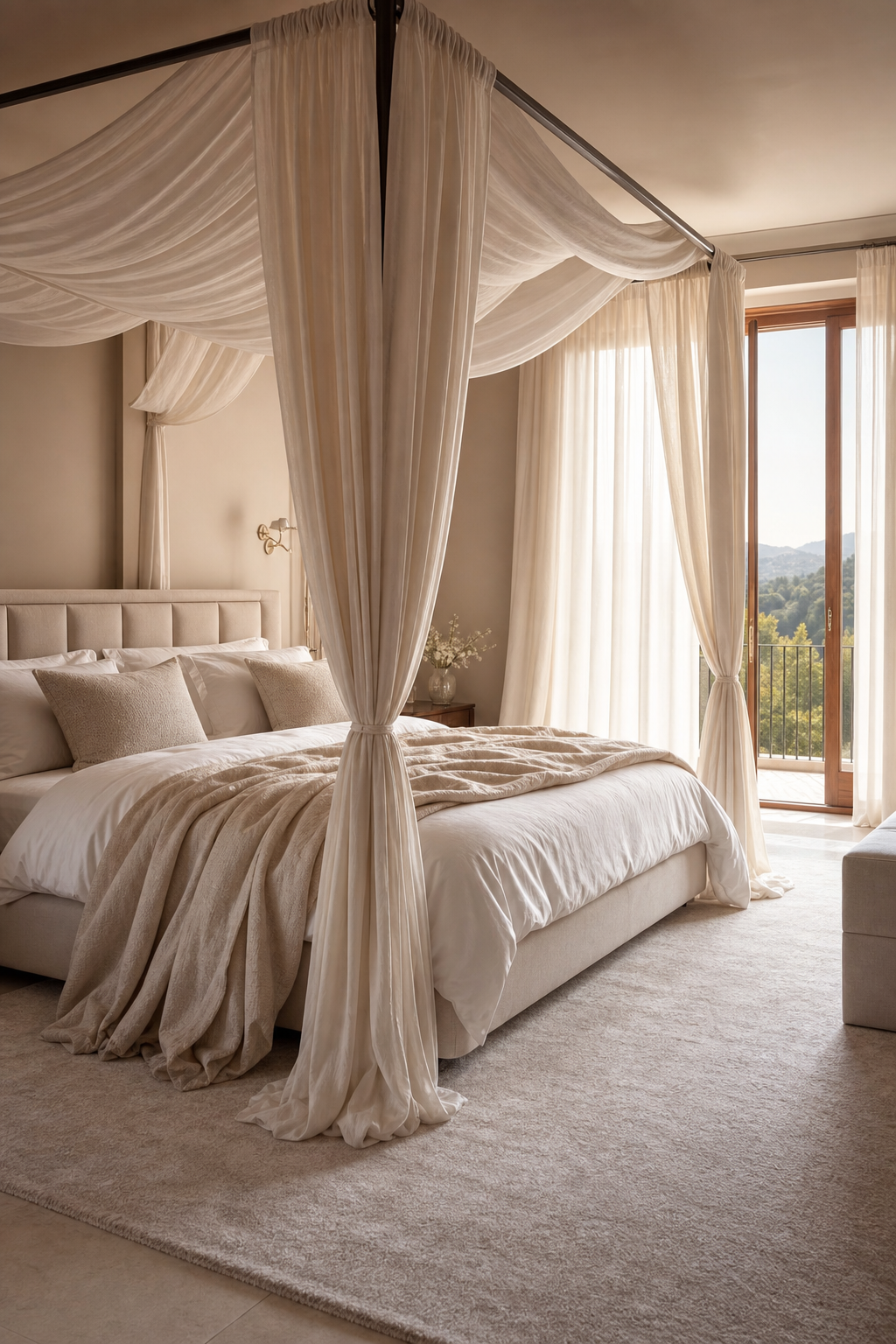 Add A Canopy Feeling With Fabric for Chill Room Aesthetic To Inspire Your Next Home Refresh