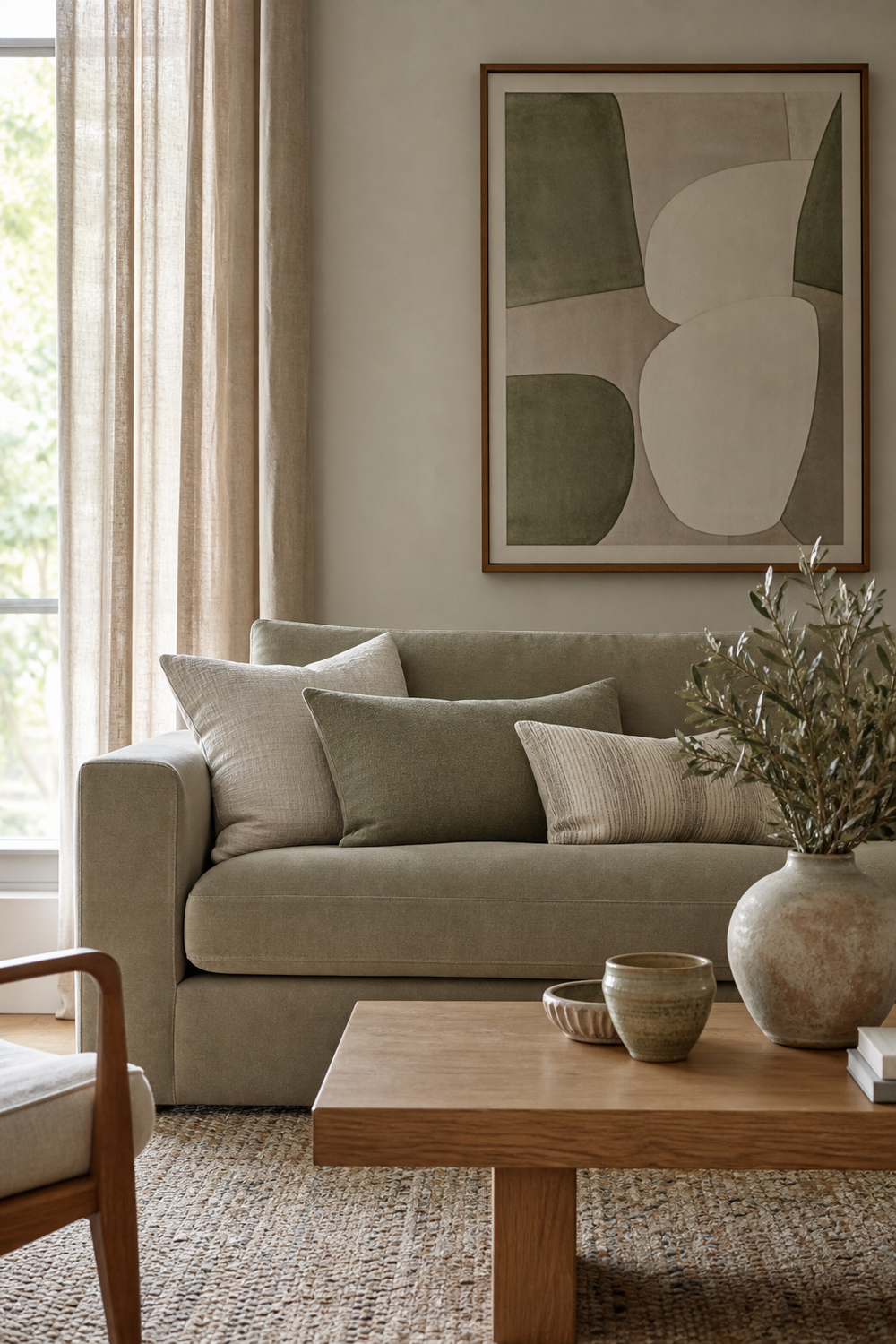 Repeat Sofa Color Elsewhere for Single Sofa Ideas To Anchor A Stylish Living Room