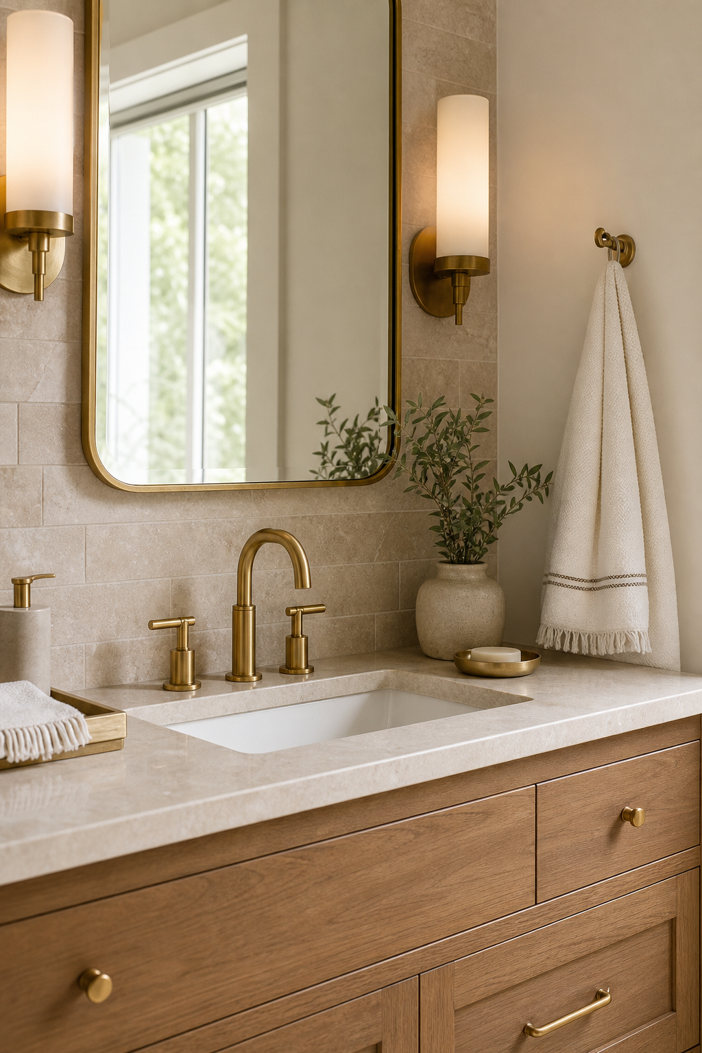 Warm The Room With Brushed Brass
