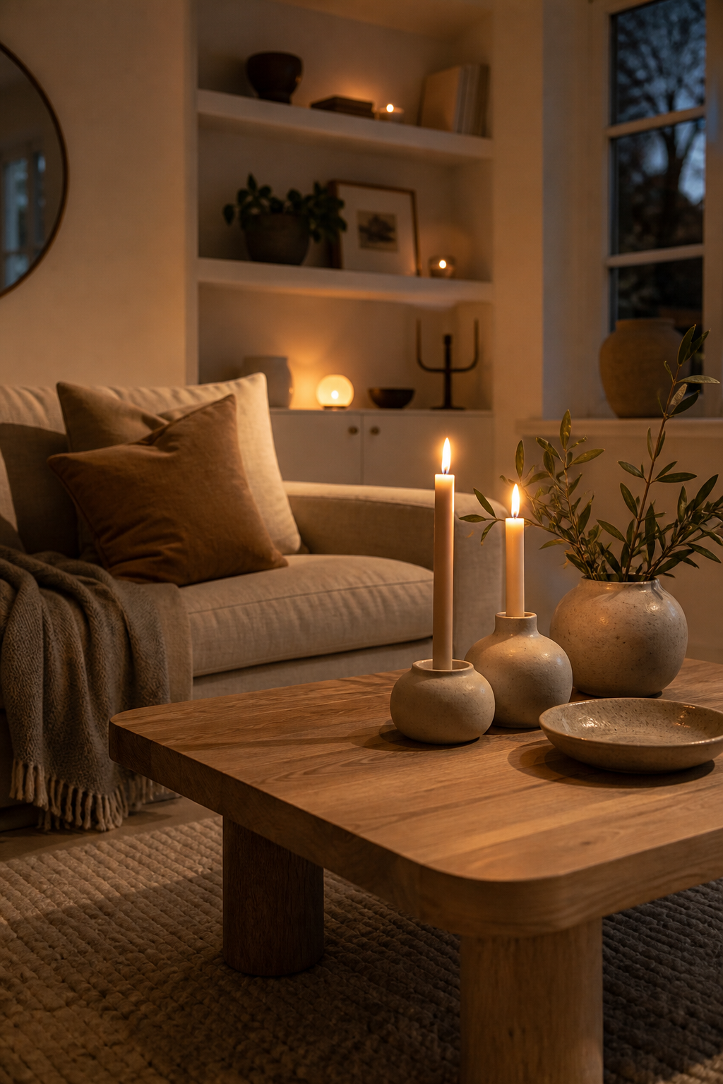 Add Candlelight In The Evening