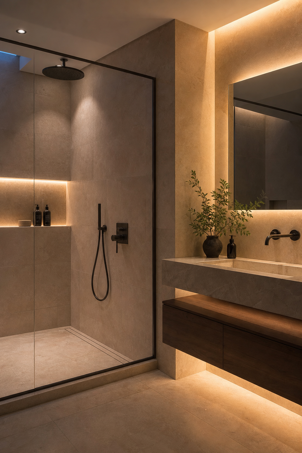 Use Niche Lighting For A Hotel Feel