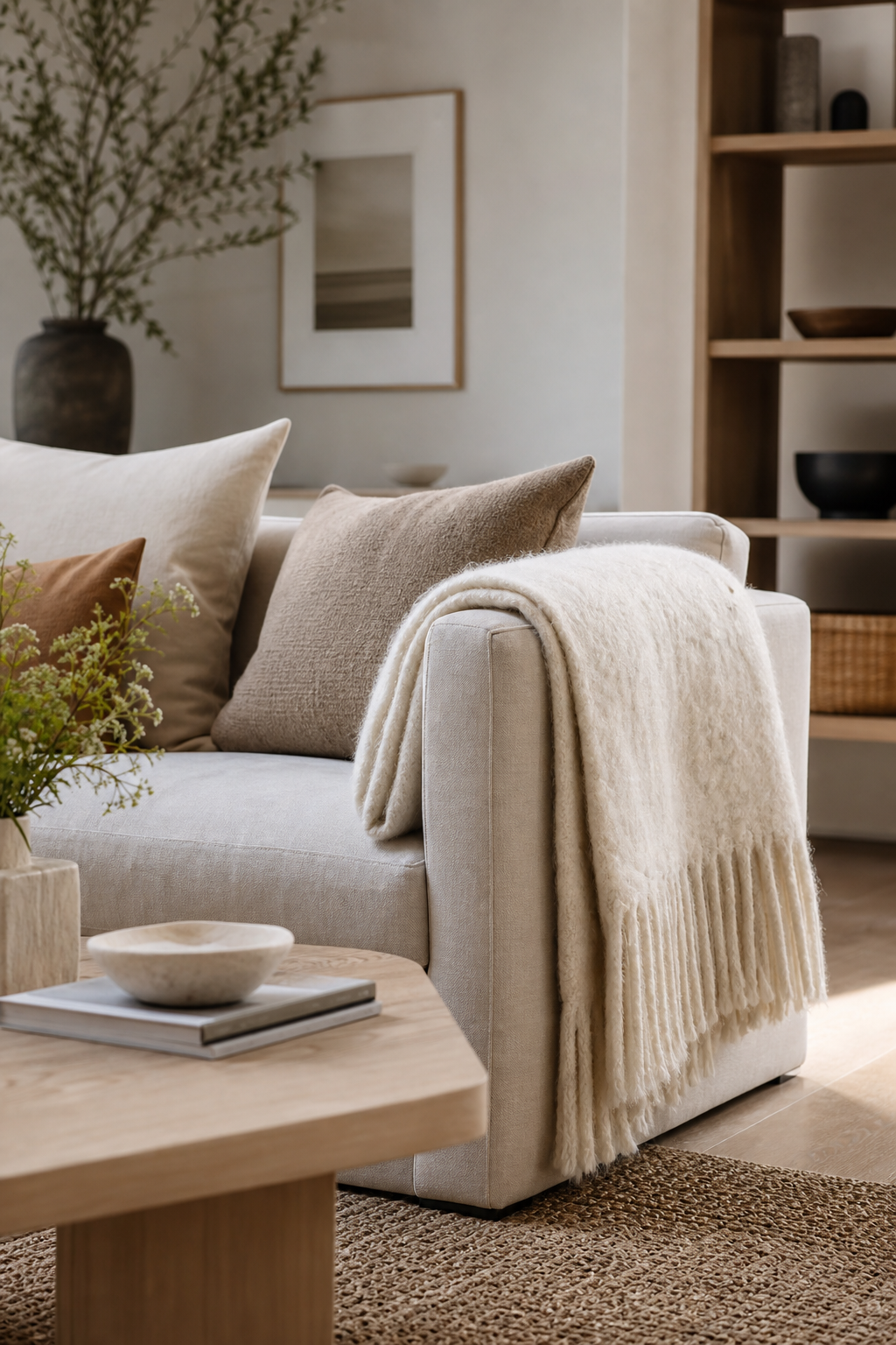Finish With A Tactile Throw