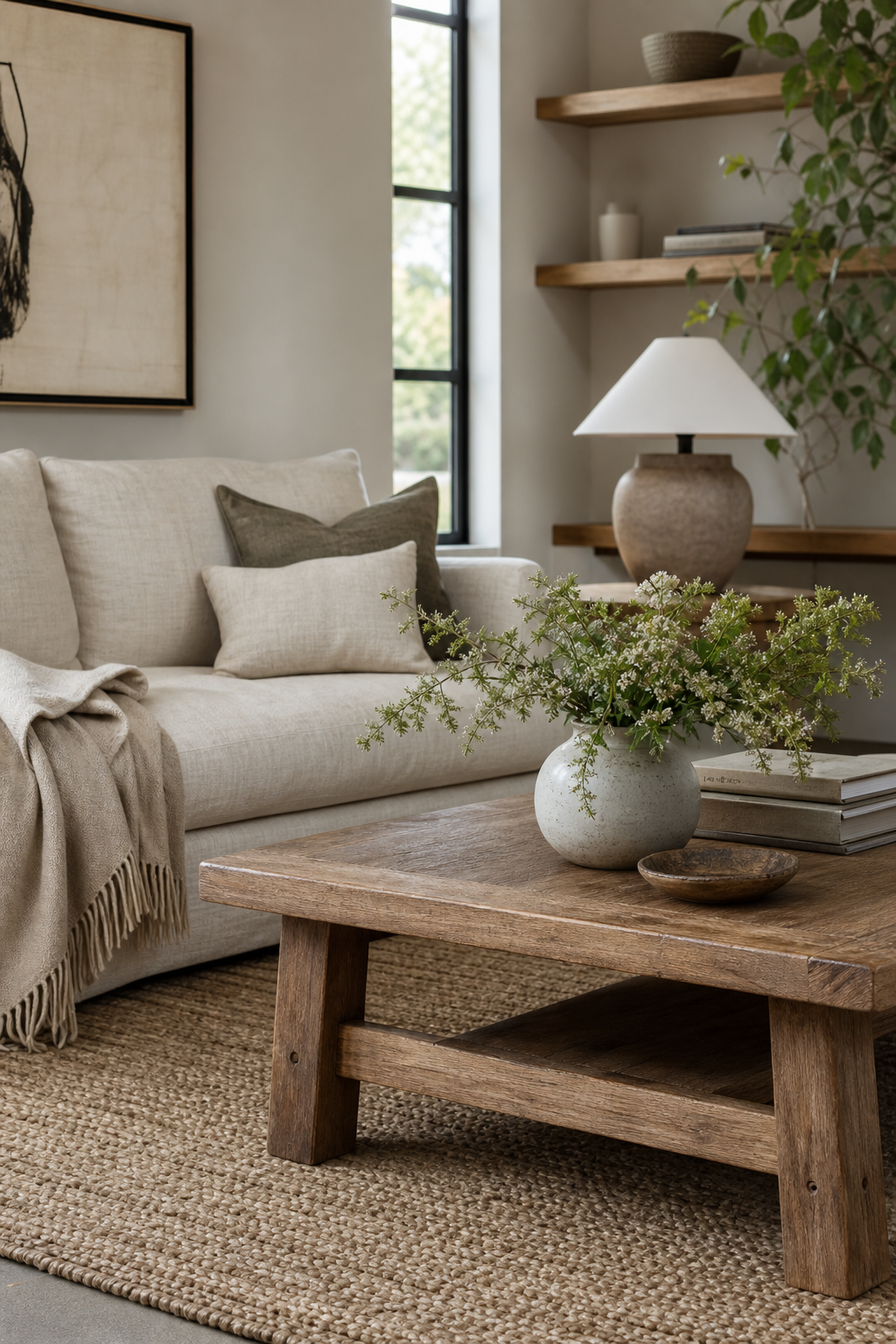 finish with layered texture for cozy room decor