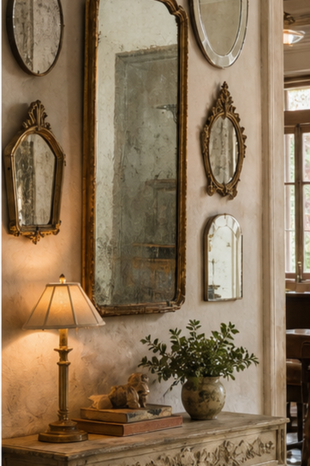 Collected Vintage Mirrors for picture mirror ideas