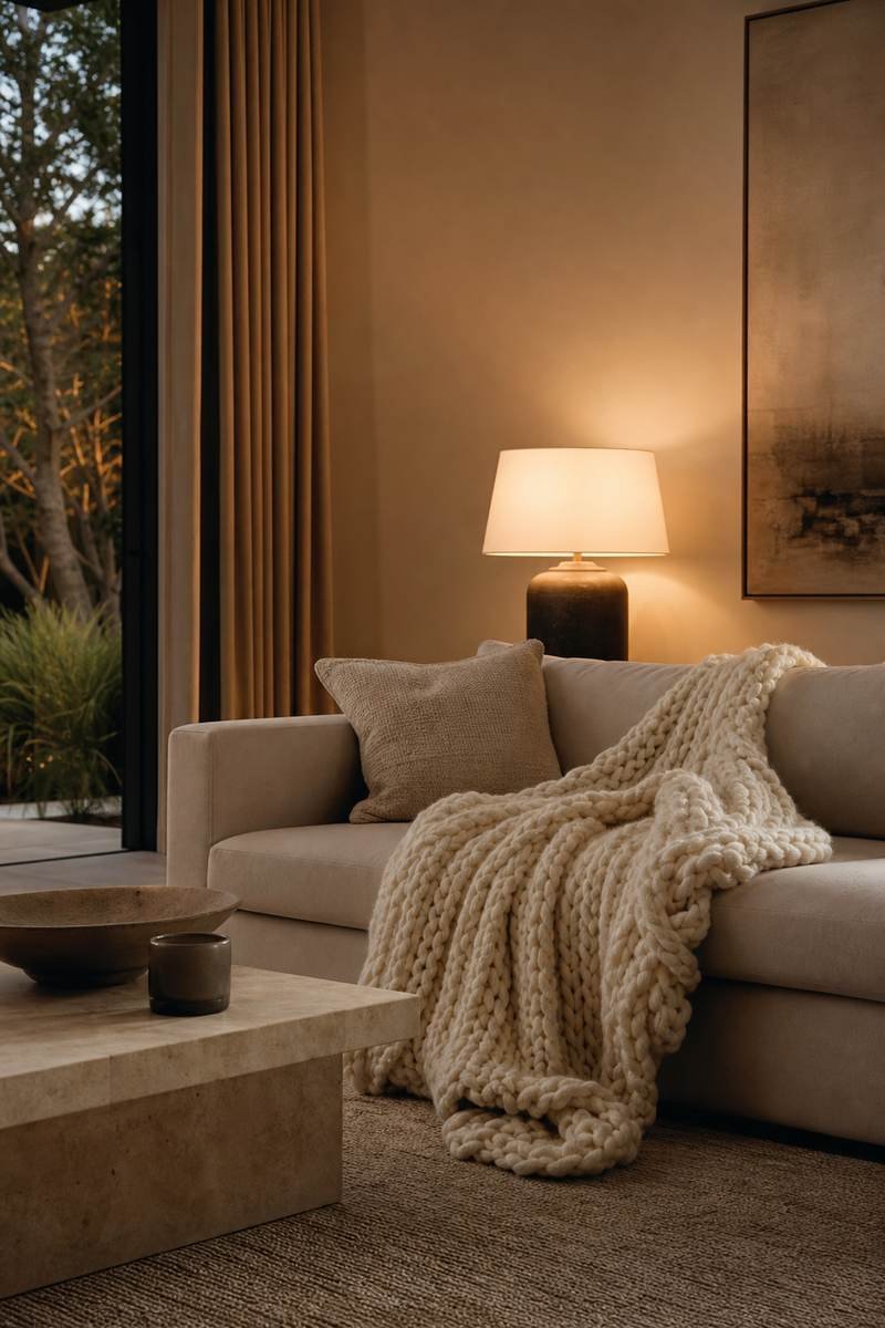 Finish With Greenery At The Edge for L Shaped Sofa Designs To Anchor A Stylish Living Room